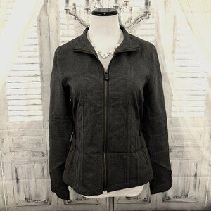 Spanner Brown Women Size 6 Brown Jacket Zip Up Long Sleeve